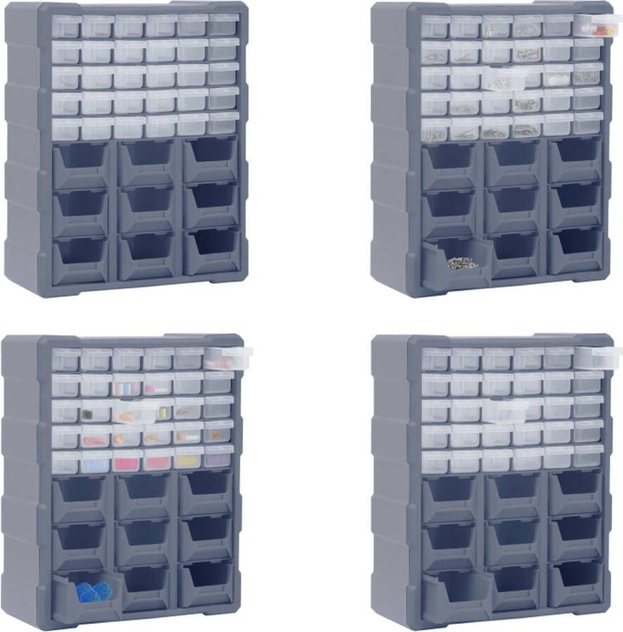 VidaXL Organiser met 39 lades 38x16x47 cm Organiser Organisers Lade Organiser Lade Organisers
