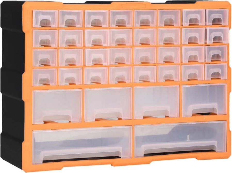 VidaXL -Organiser-met-40-lades-52x16x37 5-cm