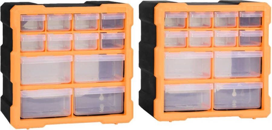 VidaXL -Organiser-met-64-lades-52x16x37 5-cm