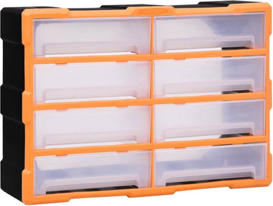 VidaXL -Organiser-met-8-grote-lades-52x16x37-cm