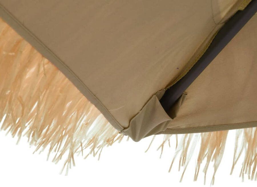 VidaXL Parasol met stalen paal 248x248x248 cm bruin