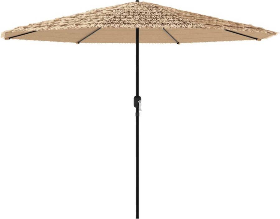 VidaXL Parasol met stalen paal 324x324x247 cm bruin