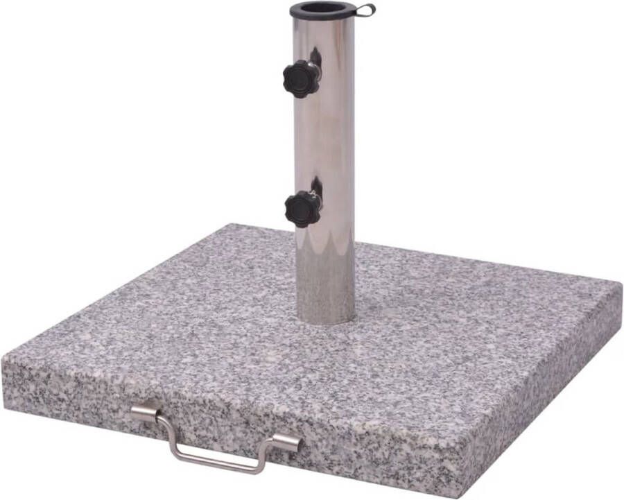 VIDAXL parasolvoet vierkant 29kg graniet