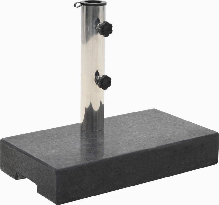 VidaXL -Parasolvoet-rechthoekig-25-kg-graniet-zwart