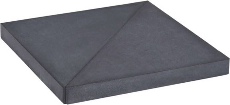 VidaXL -Parasolvoetplaat-vierkant-15-kg-graniet-zwart