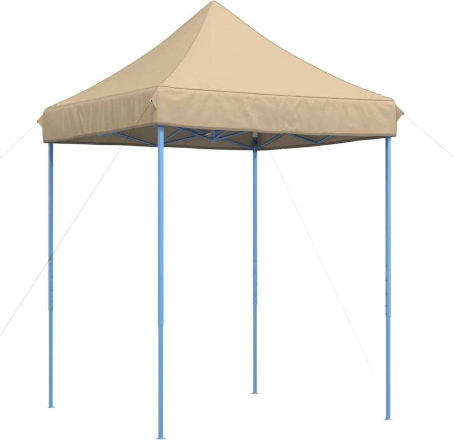VidaXL Partytent inklapbaar pop-up 200x200x306 cm beige