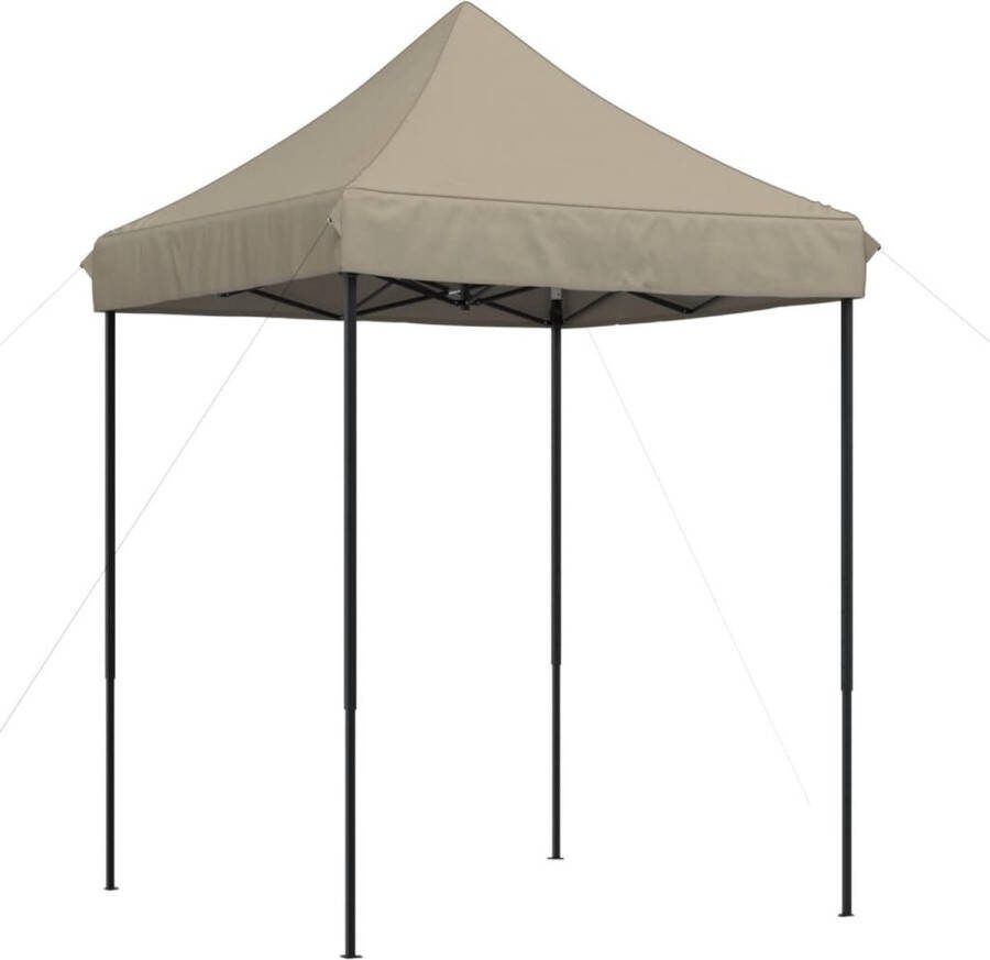 VidaXL Partytent inklapbaar pop-up 200x200x306 cm taupe