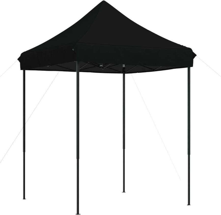 VidaXL Partytent inklapbaar pop-up 200x200x306 cm zwart