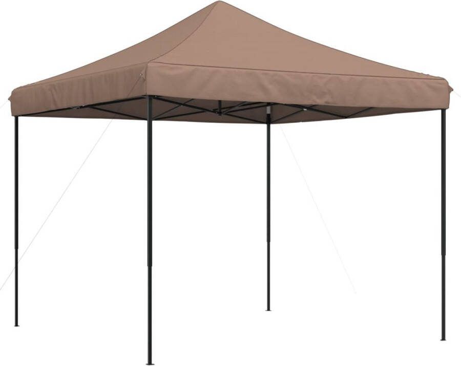 VidaXL Partytent inklapbaar pop-up 292x292x315 cm bruin