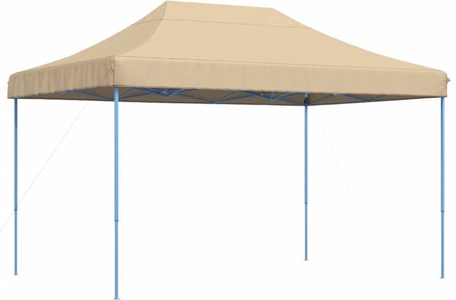VidaXL Partytent inklapbaar pop-up 410x279x315 cm beige