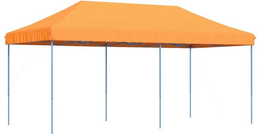 VidaXL Partytent inklapbaar pop-up 580x292x315 cm oranje