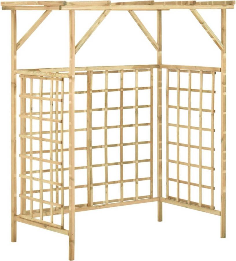 VidaXL -Pergola-voor-2-containers-geïmpregneerd-grenenhout