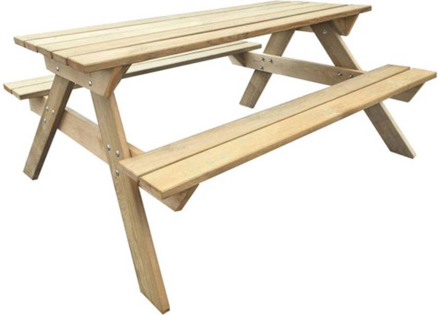 VidaXL -Picknicktafel-150x135x71 5-cm-hout