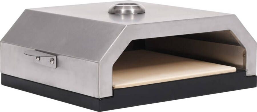 VidaXL -Pizzaoven-met-keramische-steen-voor-gas- houtskoolbarbecue