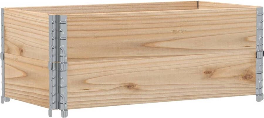 VidaXL Plantenbak 100x50 cm massief grenenhout