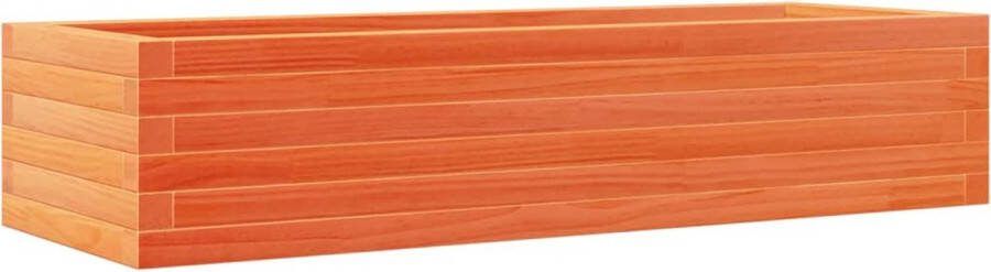 VidaXL Plantenbak 110x40x23 cm massief grenenhout wasbruin