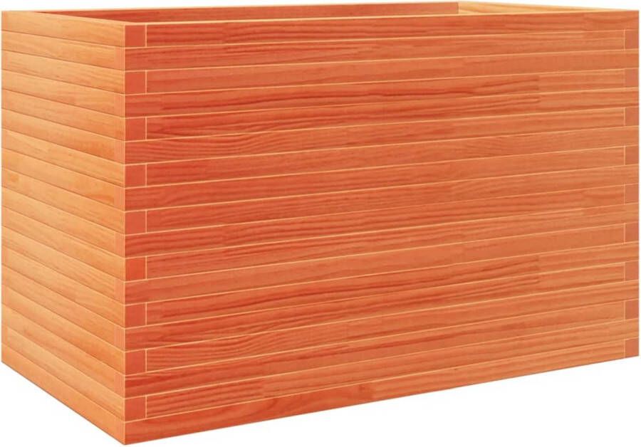 VidaXL Plantenbak 110x60x68 5 cm massief grenenhout wasbruin