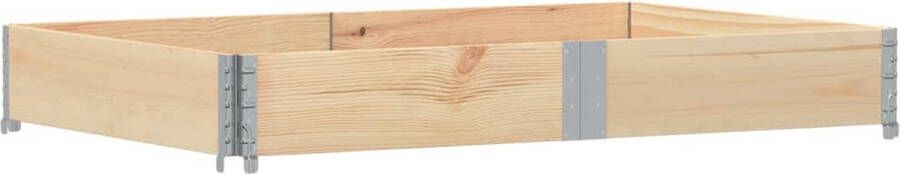 VidaXL Plantenbak 150x100 cm massief grenenhout