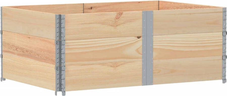 VidaXL Plantenbak 150x100 cm massief grenenhout