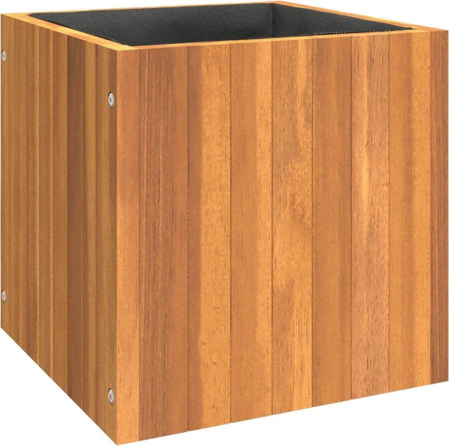 VidaXL Plantenbak 35x35x35 cm massief acaciahout