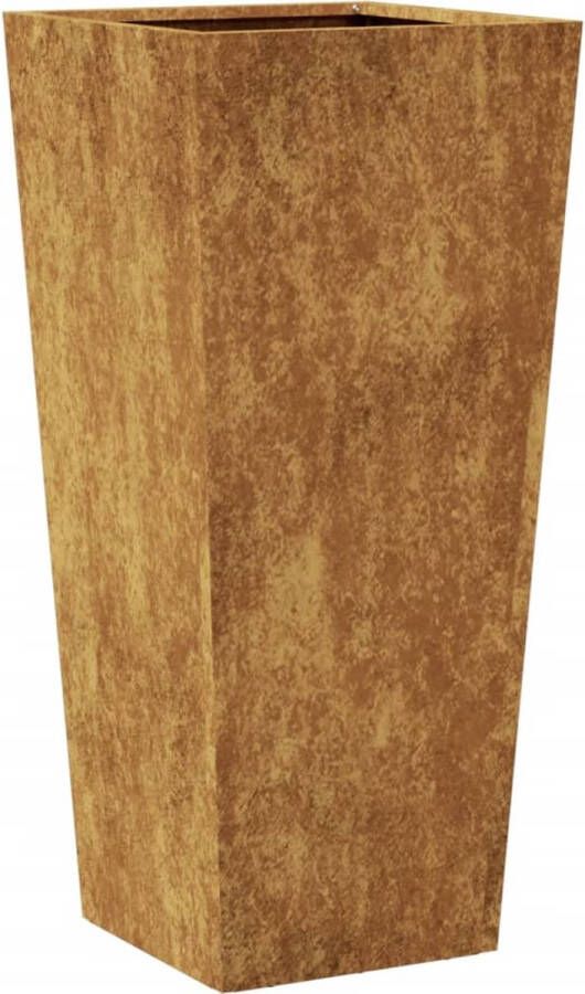 VidaXL Plantenbak 35x35x75 cm cortenstaal