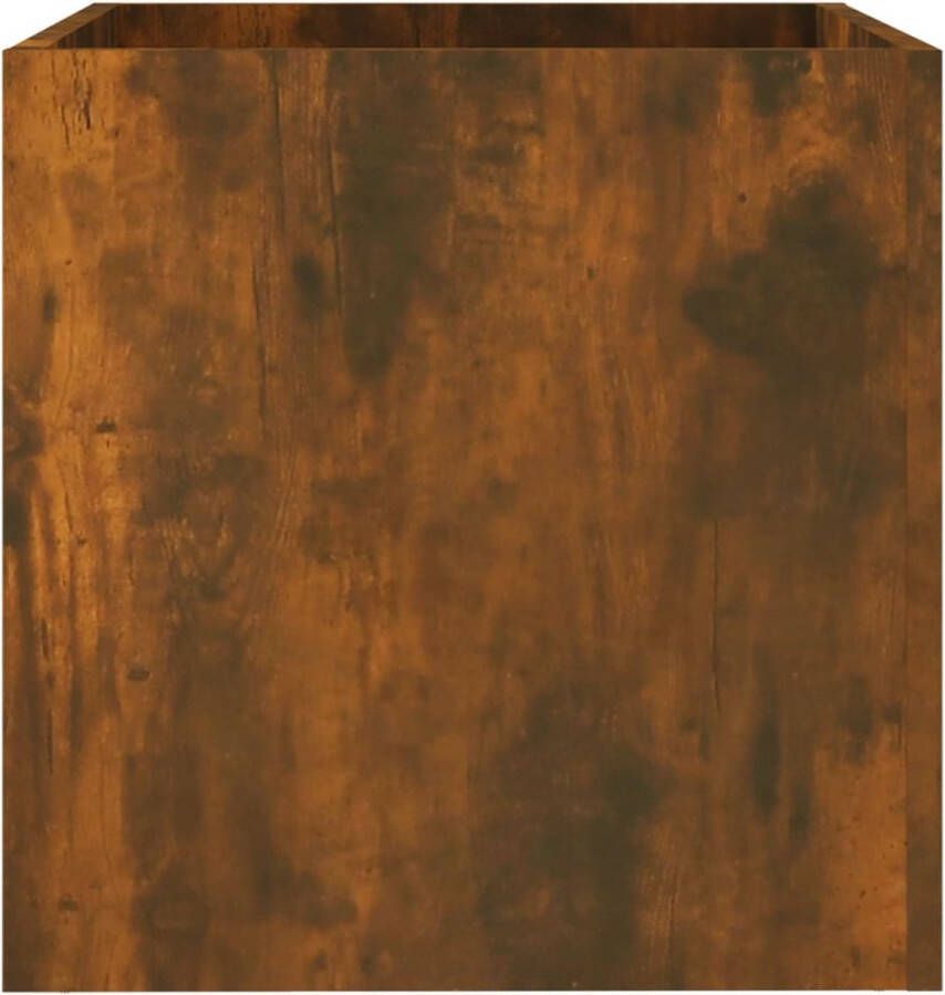 VidaXL -Plantenbak-40x40x40-cm-bewerkt-hout-gerookt-eikenkleurig