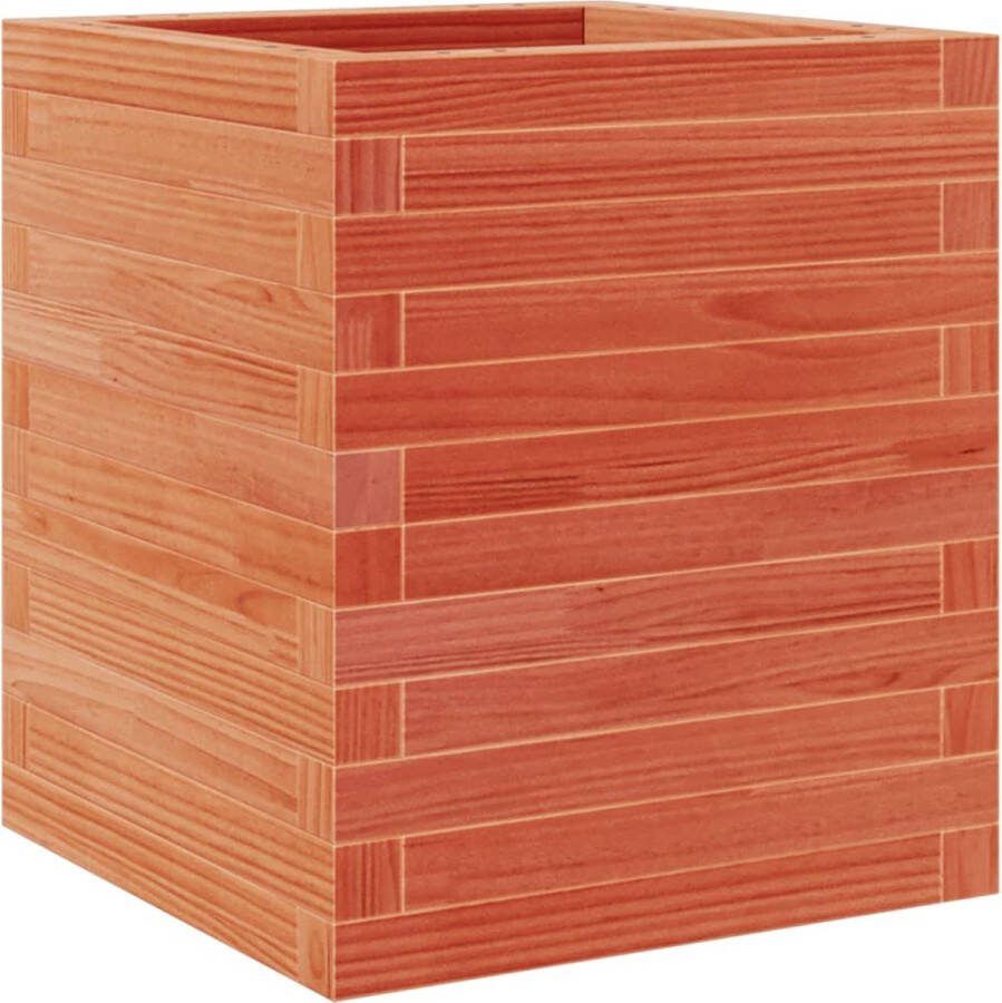 VidaXL Plantenbak 40x40x46 cm massief grenenhout wasbruin