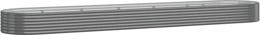 VidaXL -Plantenbak-507x100x36-cm-gepoedercoat-staal-grijs