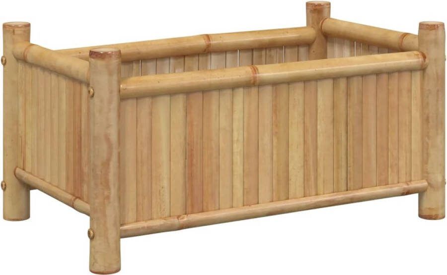 VidaXL Plantenbak 50x30x25 cm bamboe
