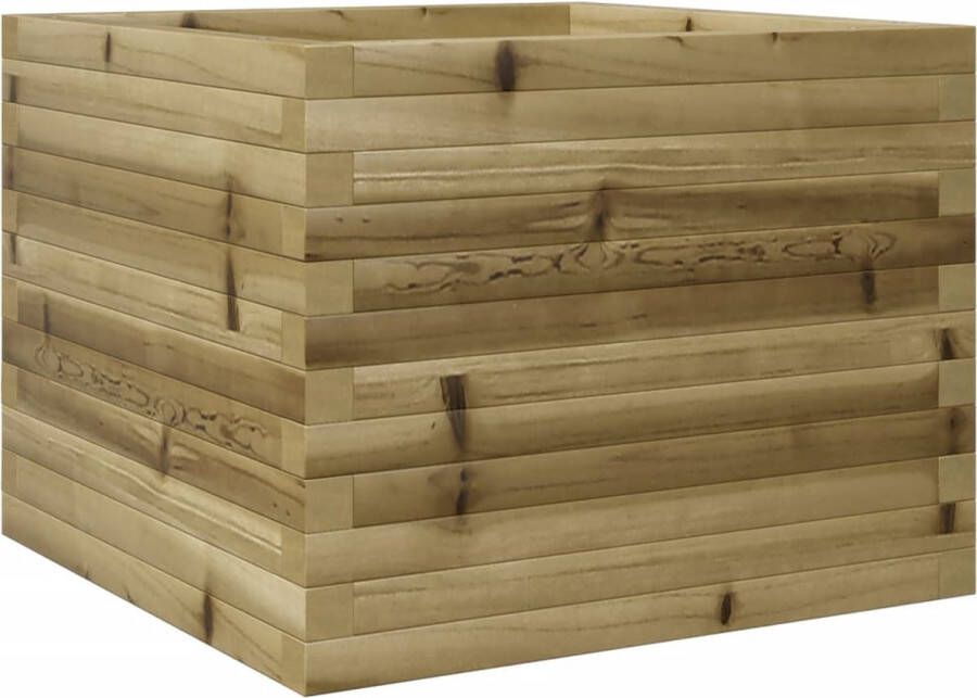 VidaXL Plantenbak 60x60x46 cm geïmpregneerd grenenhout
