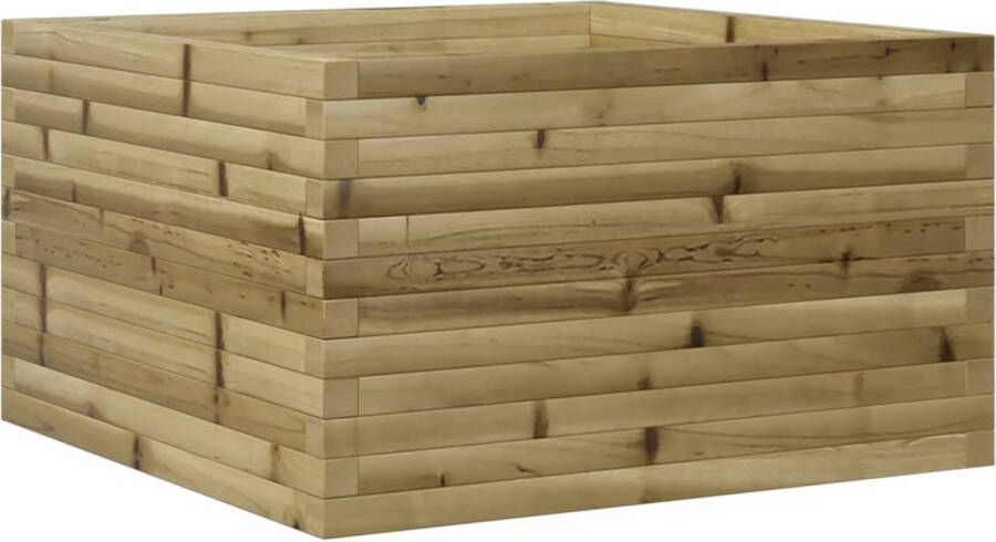 VidaXL Plantenbak 80x80x45 5 cm geïmpregneerd grenenhout
