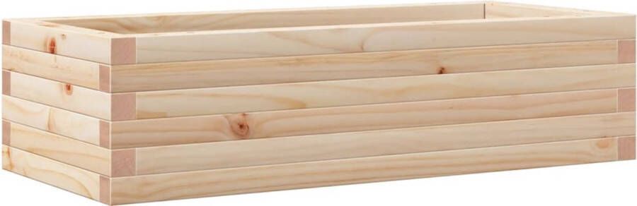 VidaXL Plantenbak 90x40x23 cm massief grenenhout