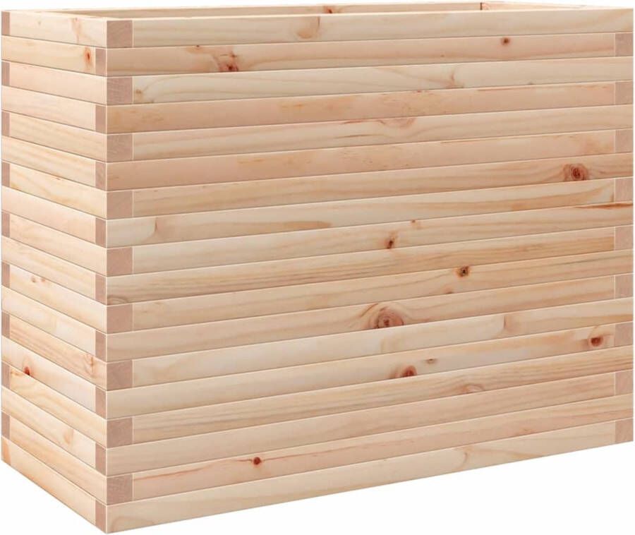 VidaXL Plantenbak 90x40x68 5 cm massief grenenhout