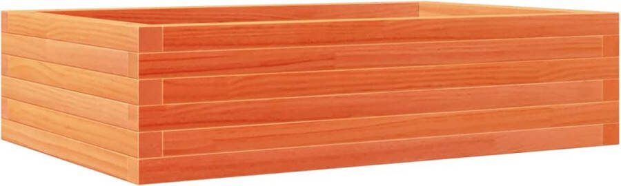 VidaXL Plantenbak 90x60x23 cm massief grenenhout wasbruin