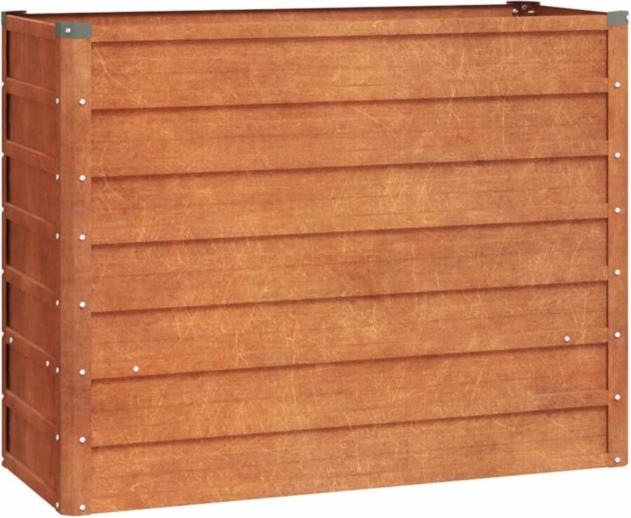 VidaXL -Plantenbak-verhoogd-100x40x77-cm-cortenstaal-roestig