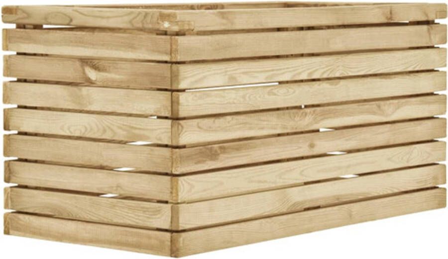 VidaXL -Plantenbak-verhoogd-100x50x50-cm-geïmpregneerd-grenenhout