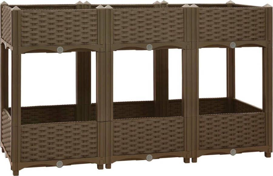 VidaXL -Plantenbak-verhoogd-120x40x71-cm-polypropyleen