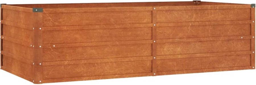 VidaXL -Plantenbak-verhoogd-160x80x45-cm-cortenstaal-roestig