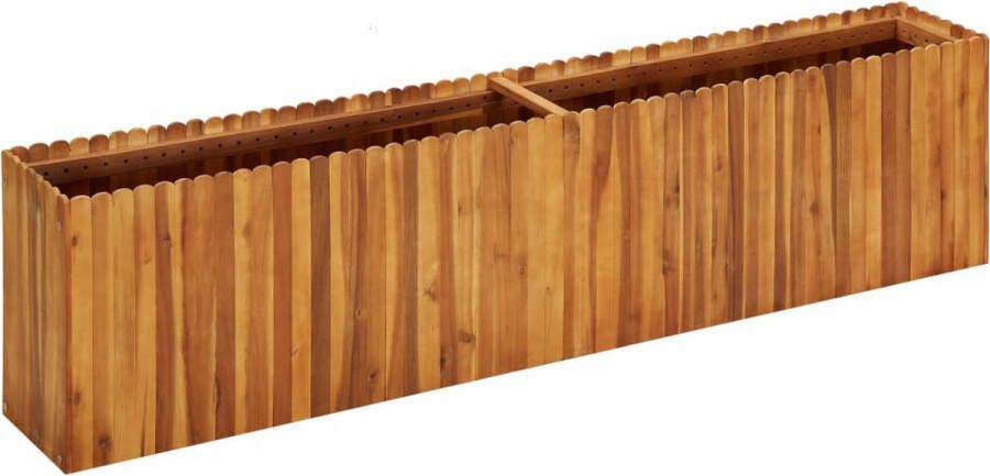 VidaXL -Plantenbak-verhoogd-200x30x50-cm-massief-acaciahout