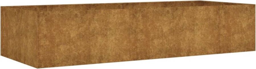 VidaXL -Plantenbak-verhoogd-200x80x40-cm-cortenstaal