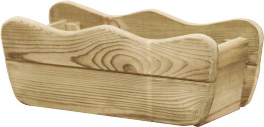 VidaXL -Plantenbak-verhoogd-50x18x18-cm-geïmpregneerd-grenenhout