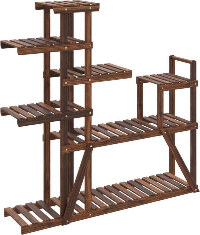 VidaXL -Plantenstandaard-110x25x111-cm-massief-vurenhout