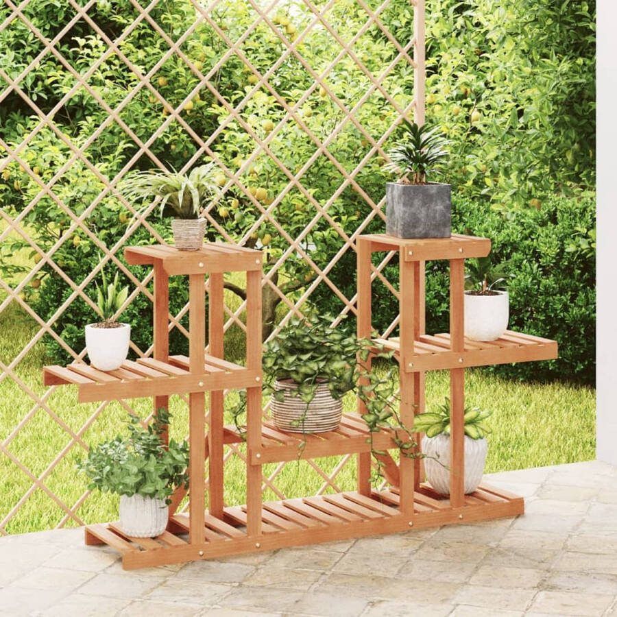 VidaXL -Plantenstandaard-110x25x73-cm-massief-vurenhout