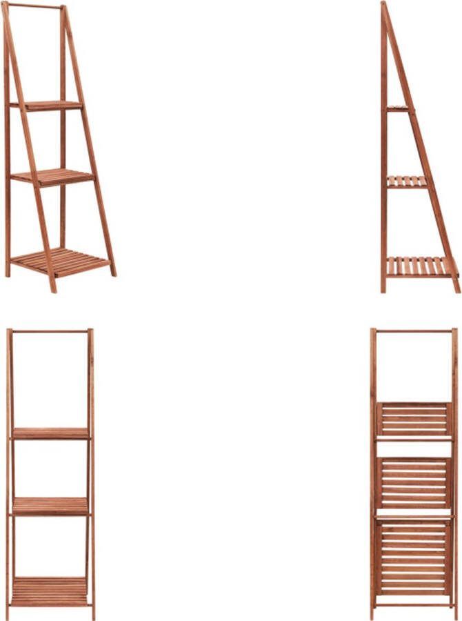 VidaXL Plantenstandaard 45x40x145 cm cederhout Plantenhouder Plantenhouders Standaard Standaards