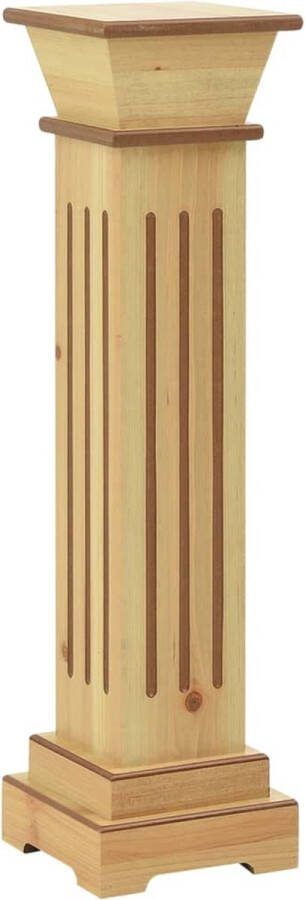 VidaXL -Plantenstandaard-klassieke-zuil-vierkant-17x17x66-cm-MDF-hout