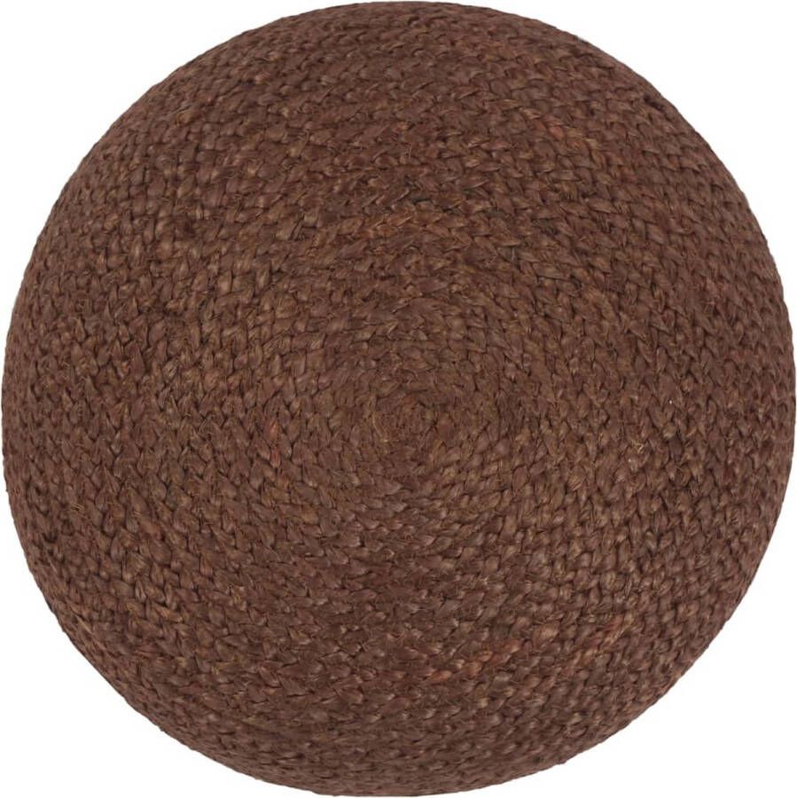 VidaXL -Poef-handgemaakt-40x45-cm-jute-bruin