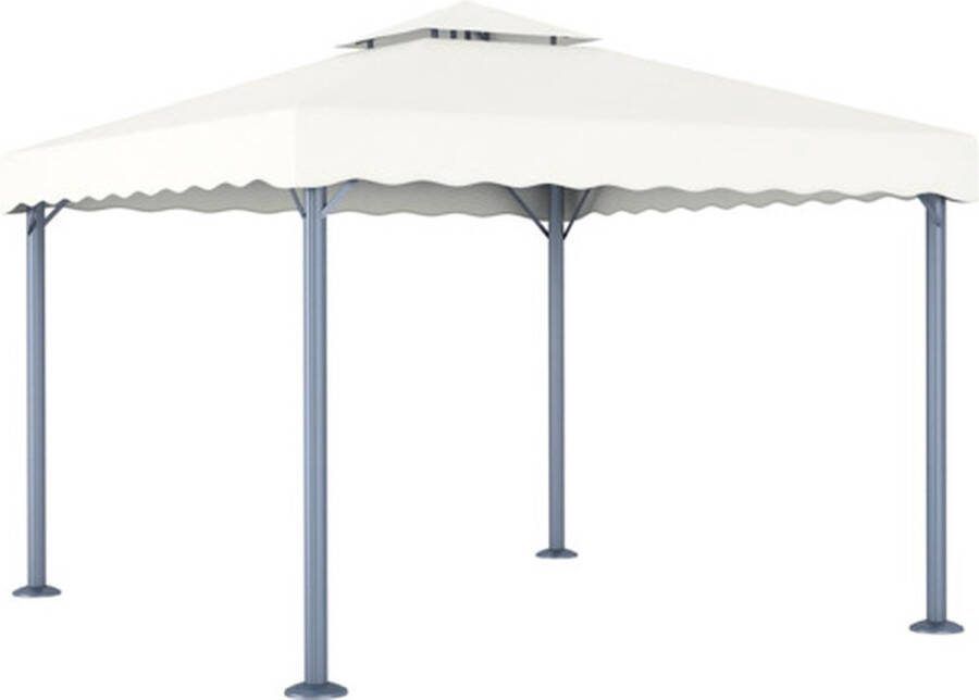 VidaXL -Prieel-300x300-cm-aluminium-crème