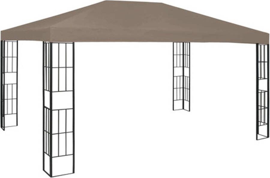 VidaXL Prieel 4x3 m taupe
