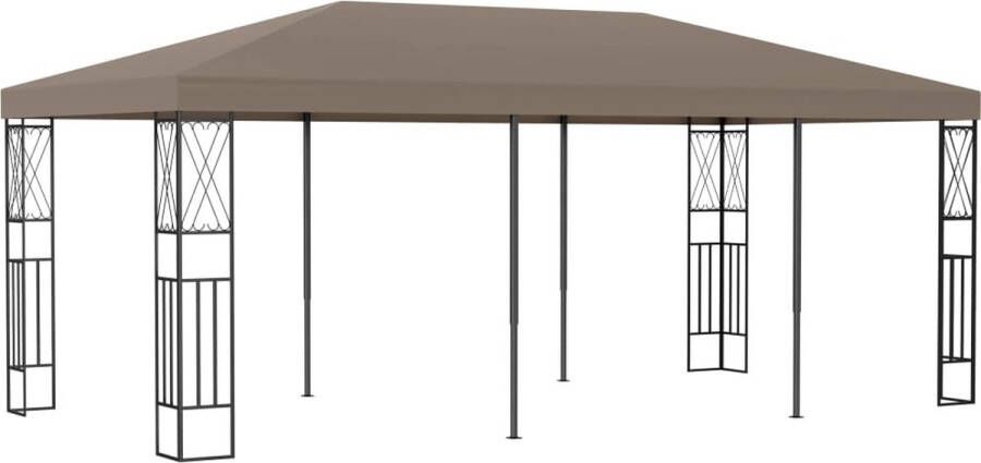VIDAXL Tuinpaviljoen Taupe 6 X 3 M Paviljoen