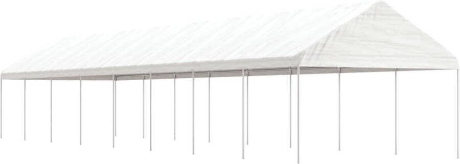 VidaXL -Prieel-met-dak-17 84x4 08x3 22-m-polyetheen-wit